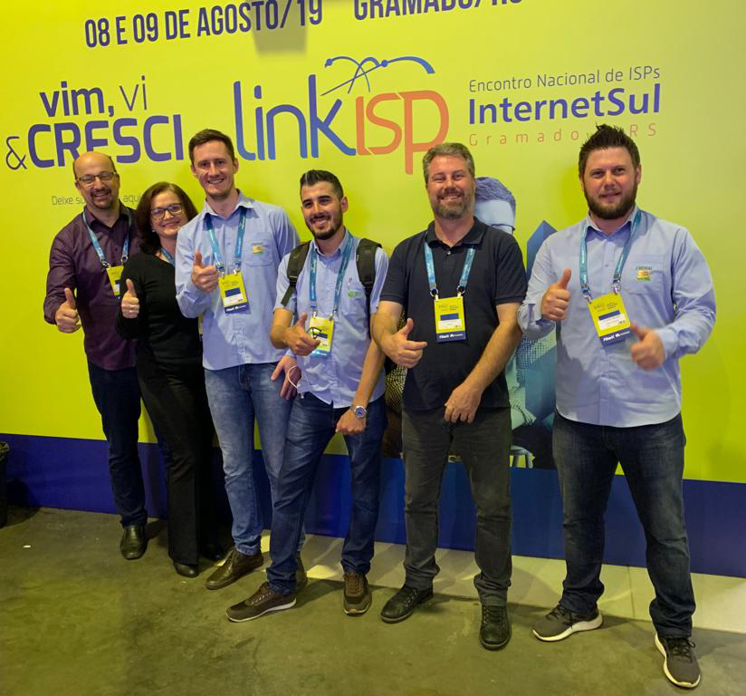 Equipe da Creral Telecom participa do Link ISP